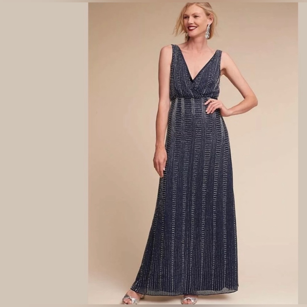 BHLDN Muse sequin sparkle gown, size 14